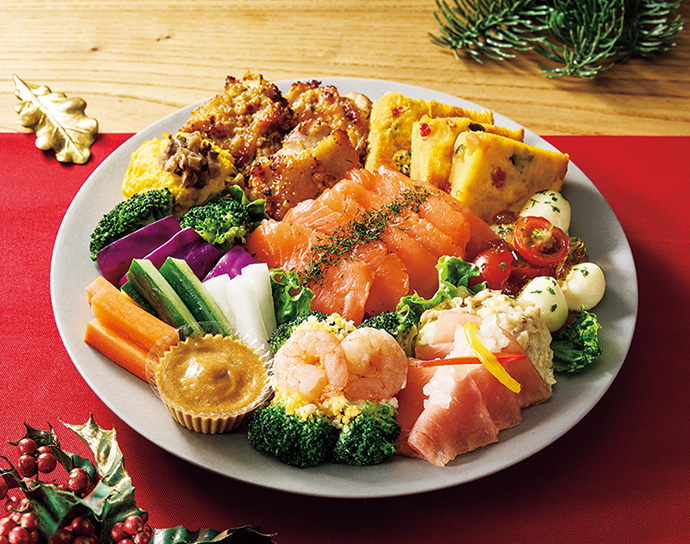 ファミリーマートラ・ベットラ・ダ・オチアイ監修
サラダオードブル